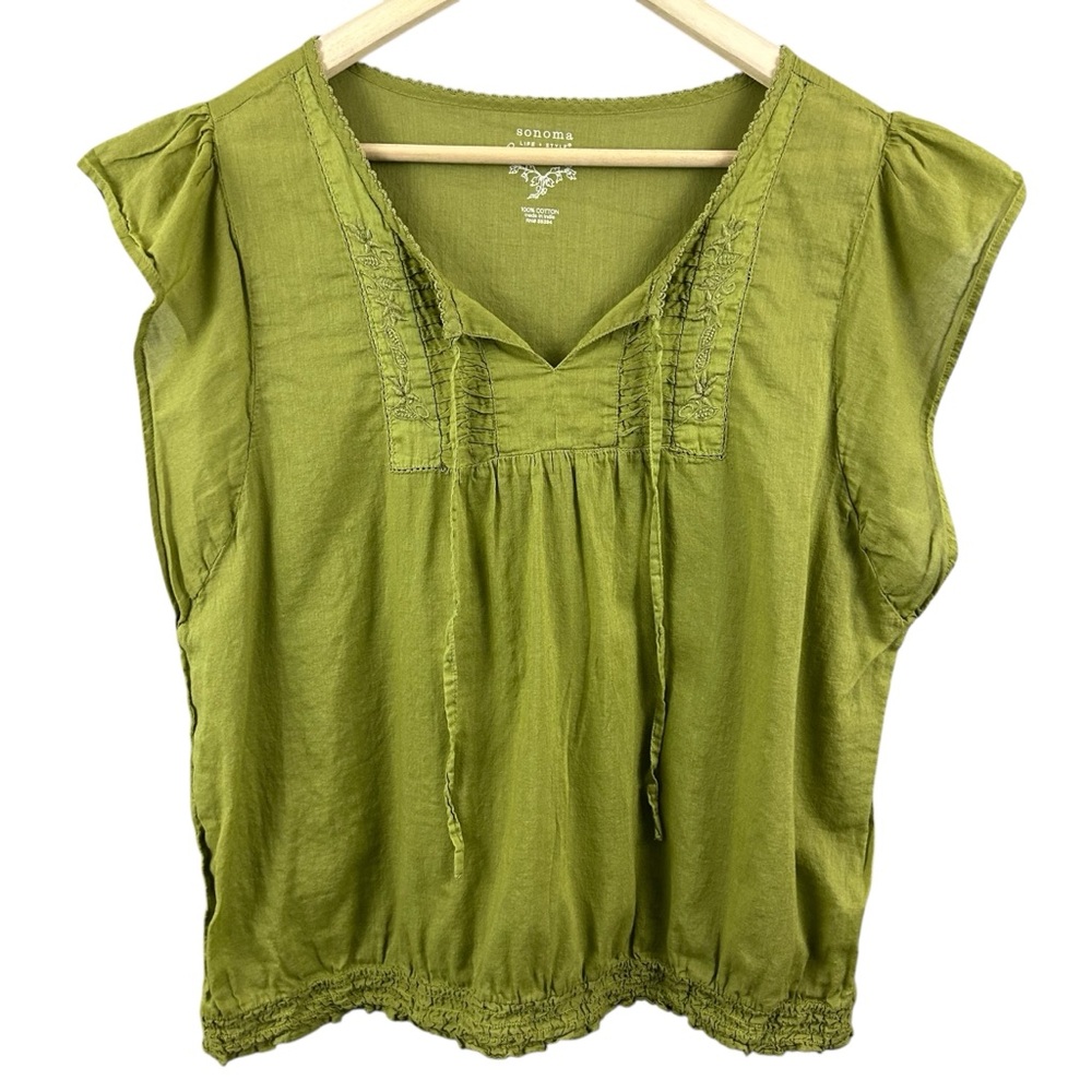 Sonoma 100% Cotton Top with Tank Top Set Size XL